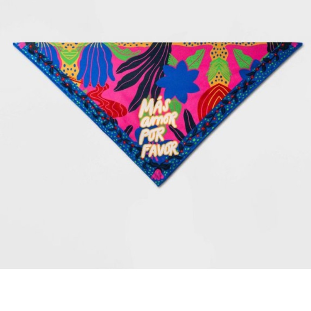 🥳HP!🥳 🌺 NWT Vibrant Floral Pet Bandana 🌺 - Picture 5 of 10